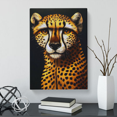 Cheetah Avant Garde - Wrapped Canvas