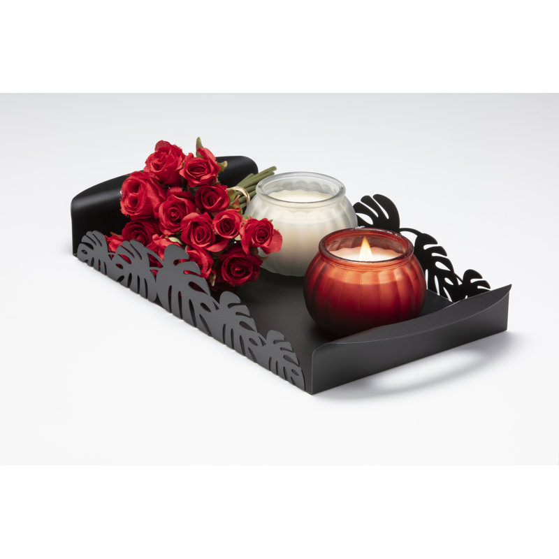 Plateau de table Leaf, Noir