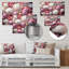 «Pink White Shells Seashore Collage II», reproduction sur toile-92332964-111540438