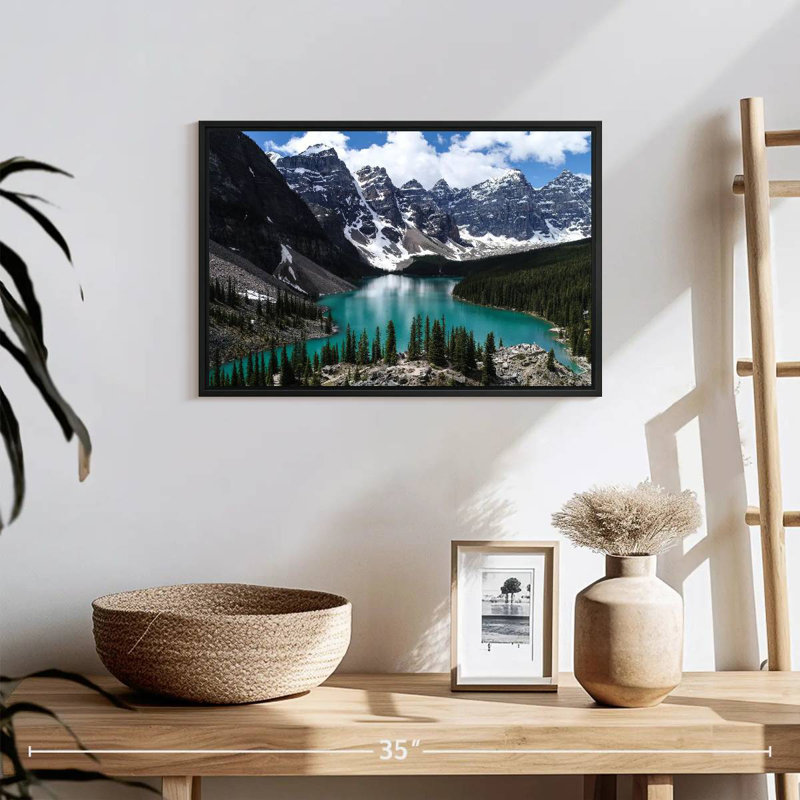 Paysage d'Alvord Lake Louise, H 13 po x l 19 po