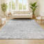 Tapis persan gris pâle rétro moderne Laxton-2116177492