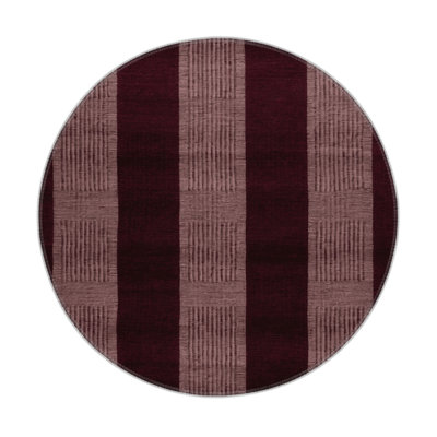 Tapis d'intérieur et d'extérieur à carreaux rouge