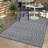 Brunn Geometric Machine Woven Polypropylene Area Rug-778012106