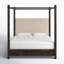 Retreat Upholstered Woven Canopy Bed-95851092-95851089
