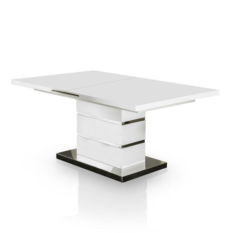 Marge Extendable Solid Wood Top Dining Table