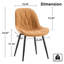 Chaise d'appoint rembourrée en similicuir Chardee-1647928880