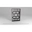 181cm H x 118cm W Geometric Bookcase