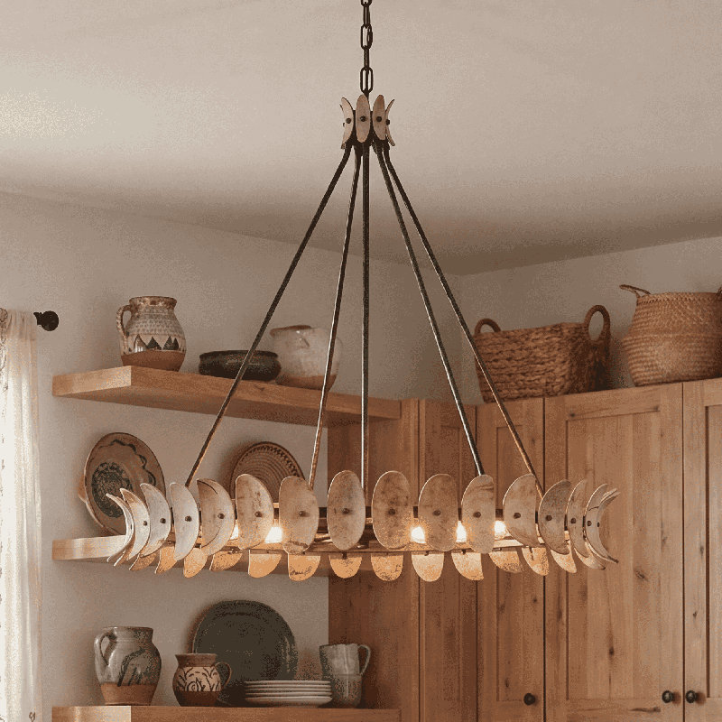 Monarch 8 - Light Dimmable Novelty Chandelier