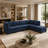 Polyester Modular Sectional Sofa With Tool-Free Assembly