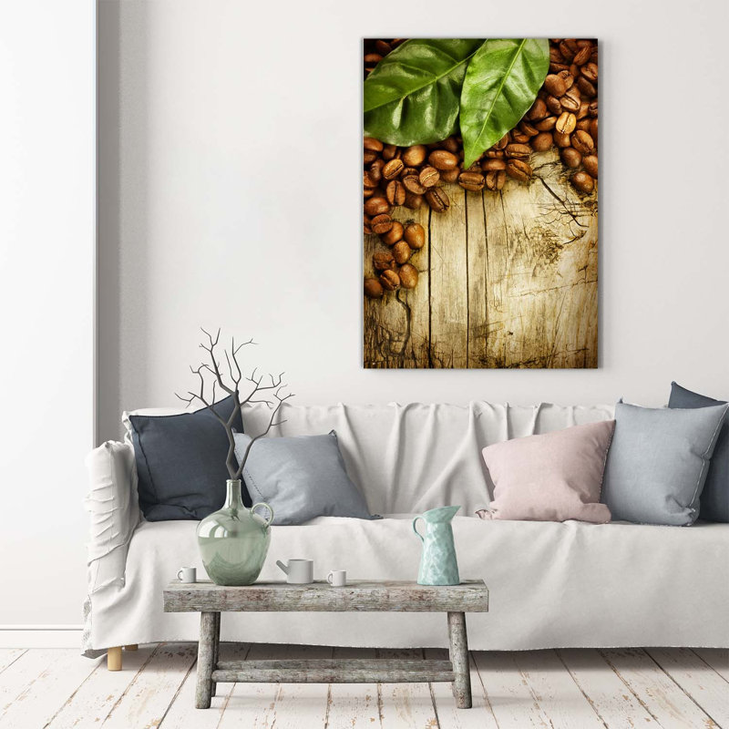 Coffee Beans - Wrapped Canvas Print