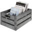 Galvanized Metal Storage Crate