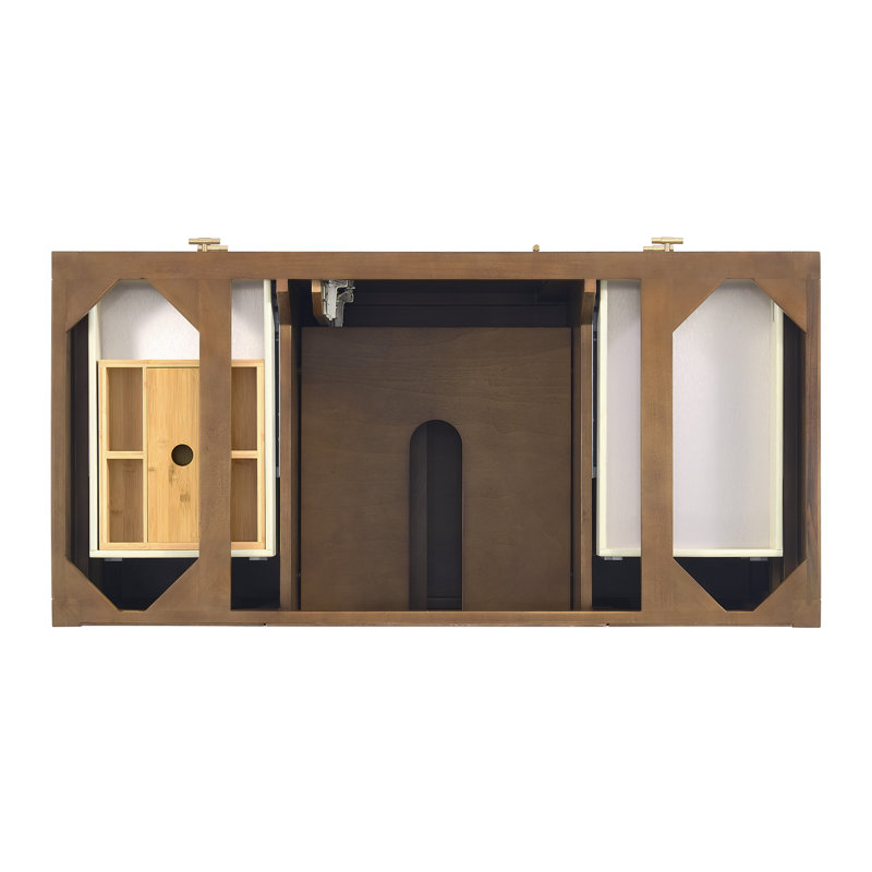 Myrrin 48'' W Single Bathroom Vanity Base, Brown