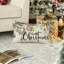 Housse de coussin de Noël, boules de Noël et pommes de pin, décoration de caisse de bonjour de vacances d'hiver de 12 po x 20 po pour canapé