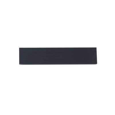 5-1/16 in. (128 mm) Centre-to-Centre Matte Black Finger Edge Tap Cabinet Pull