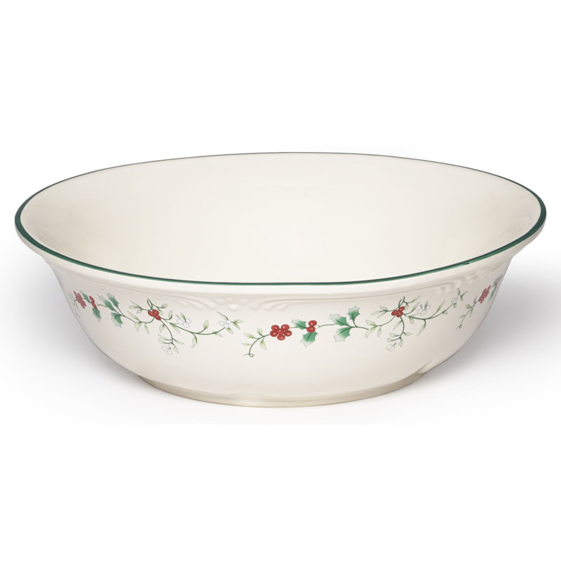 Bol de service rond 10 po Pfaltzgraff Winterberry