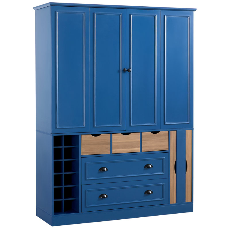 Grand garde-manger Farmhouse H 71 pouces Farmhouse, Bleu