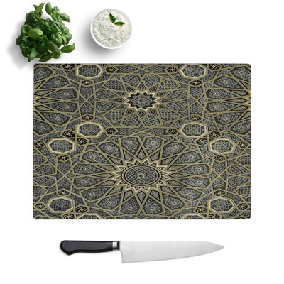 Tempered Glass an Arabian Chopping Board