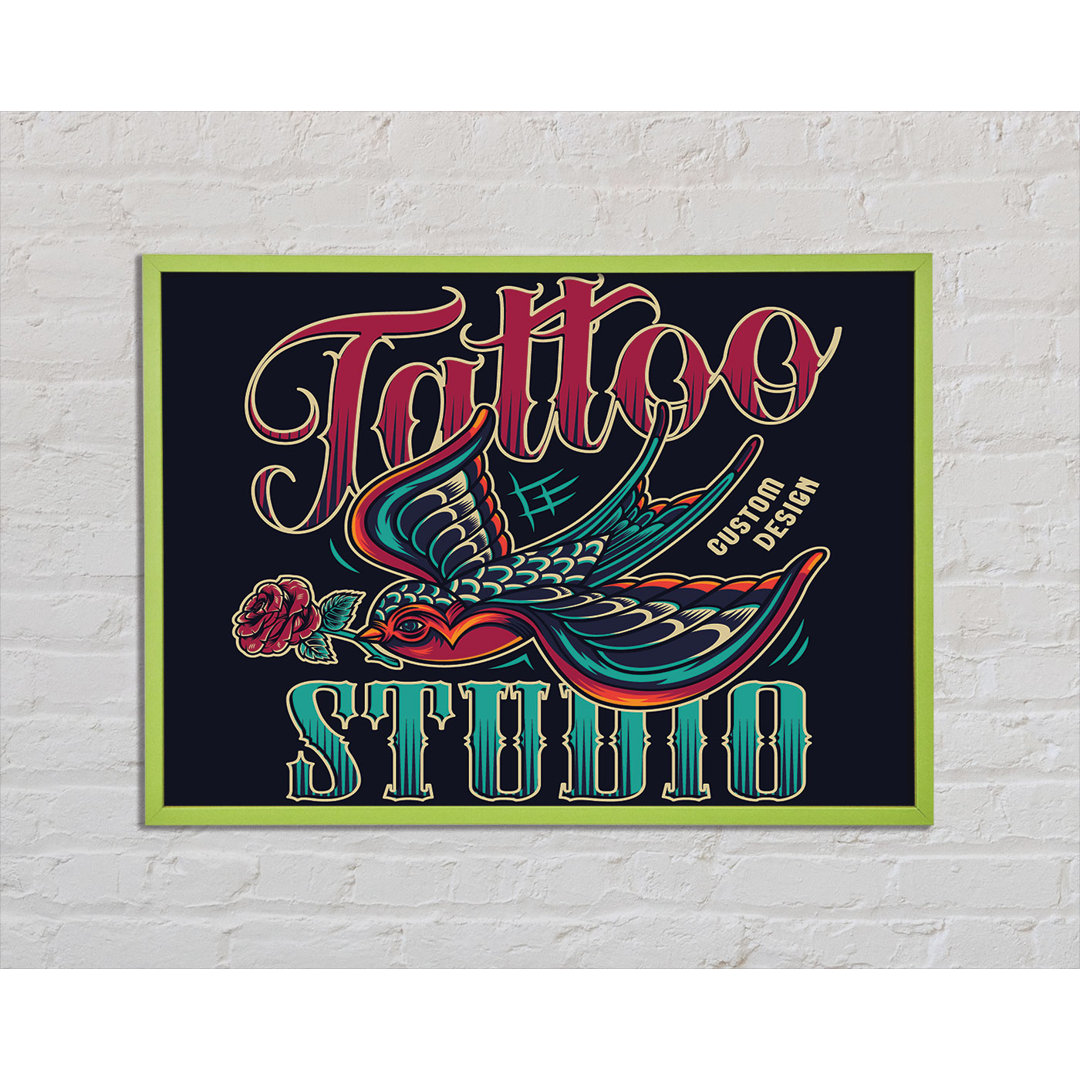 The Awesome Tattoo Studio - Einzelne Bilderrahmen Kunstdrucke