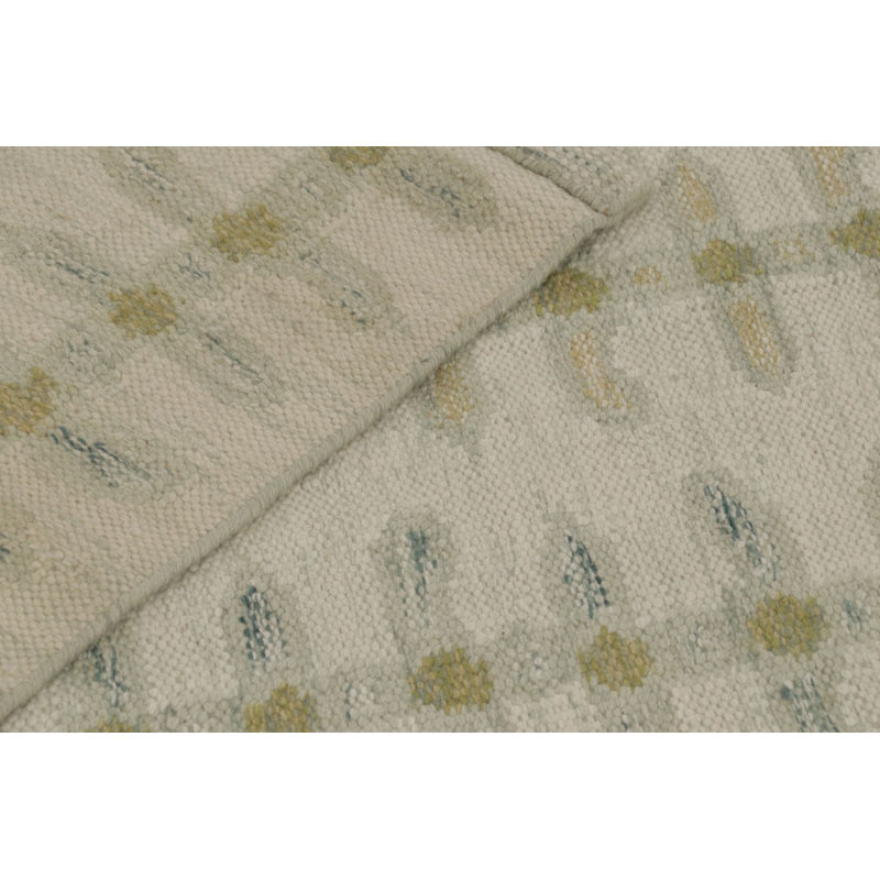 Scandinavian Wool Geometric Area Rug, Rectangle 8' x 10'