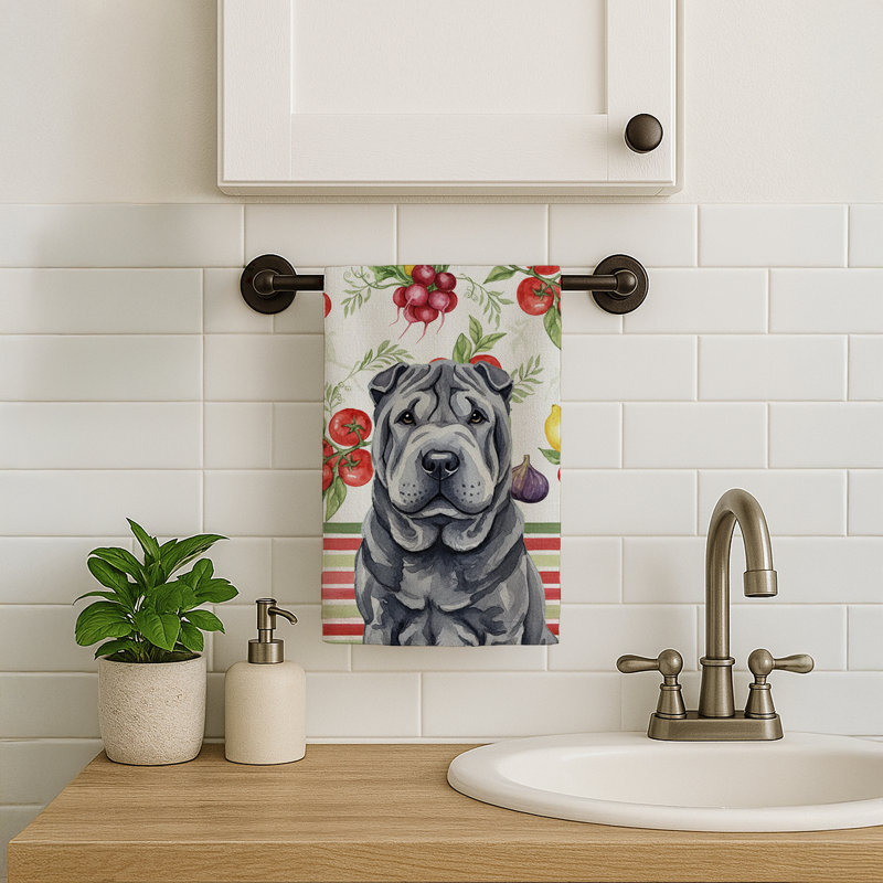 Torchon noir Shar Pei, Black Shar Pei