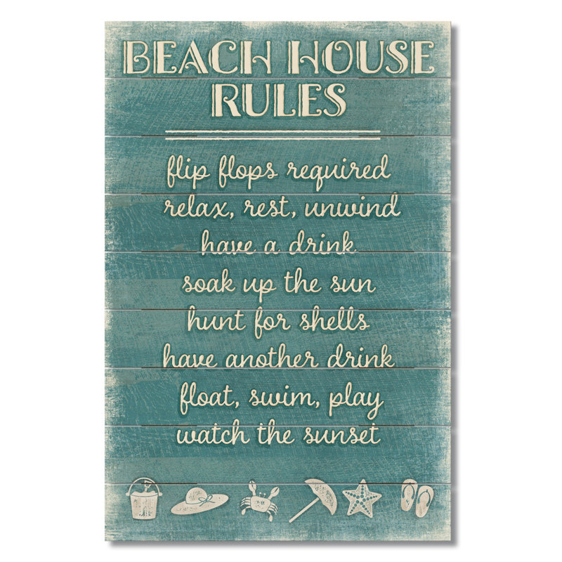Handmade Coastal Wall Decor on Wood