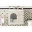 Ensemble de meuble-lavabo mural 24 po pour petit espace, armoire de salle de bain avec lavabo en céramique, 2 tiroirs et 1 porte à fermeture en douceur-130575692