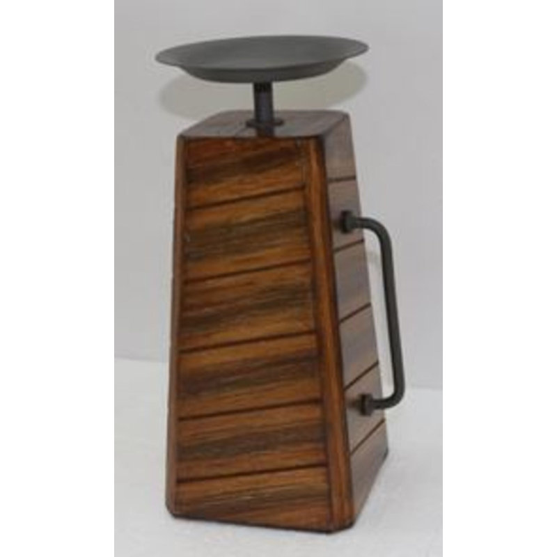 Plat de table, H 8,46 po x l 4,53 po x P 5,12 po