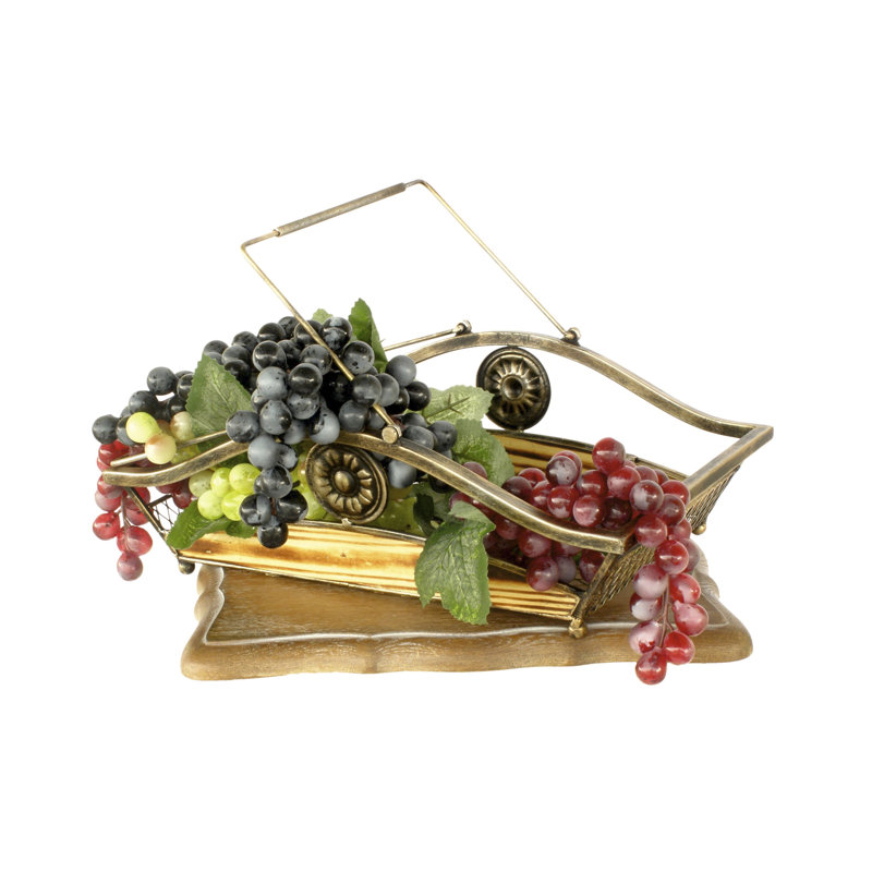 World Menagerie Energicus Solid Wood Basket