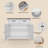 32'' Kitchen Storage Island with Drawer and Adjustable Shelf-88368529
