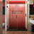 DreamLine Unidoor Plus 56 - 56.5 inch W x 72 inch H Frameless Hinged Shower Door in Oil Rubbed Bronze-121735857-122534123