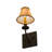 Paxson Steel Candle Wall Light