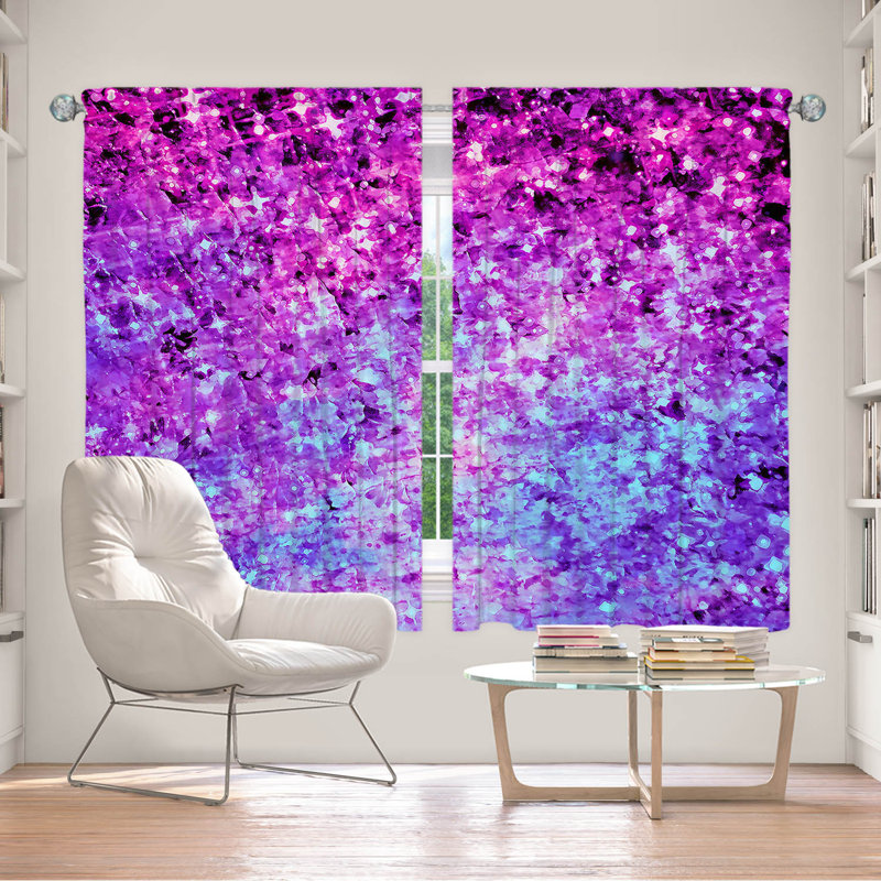 Room Darkening Curtain Pair, 56" W x 78" L