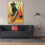 «The Holiday Aisle®» Halloween Nostalgia Cat With Broom »par Katie pertiet, art mural sur toile-484891861