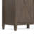 Ela 60"W Solid Wood Transitional Wide Buffet Cabinet with X-Panel Doors and Adjustable Shelves
