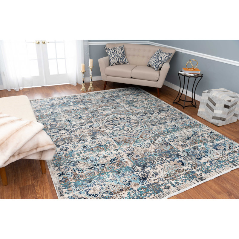 Lucha Oriental Indoor Rug, Rectangle 5'3" x 7'10"