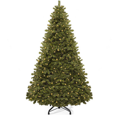 Arbre de Noël épinette pré-éclairé