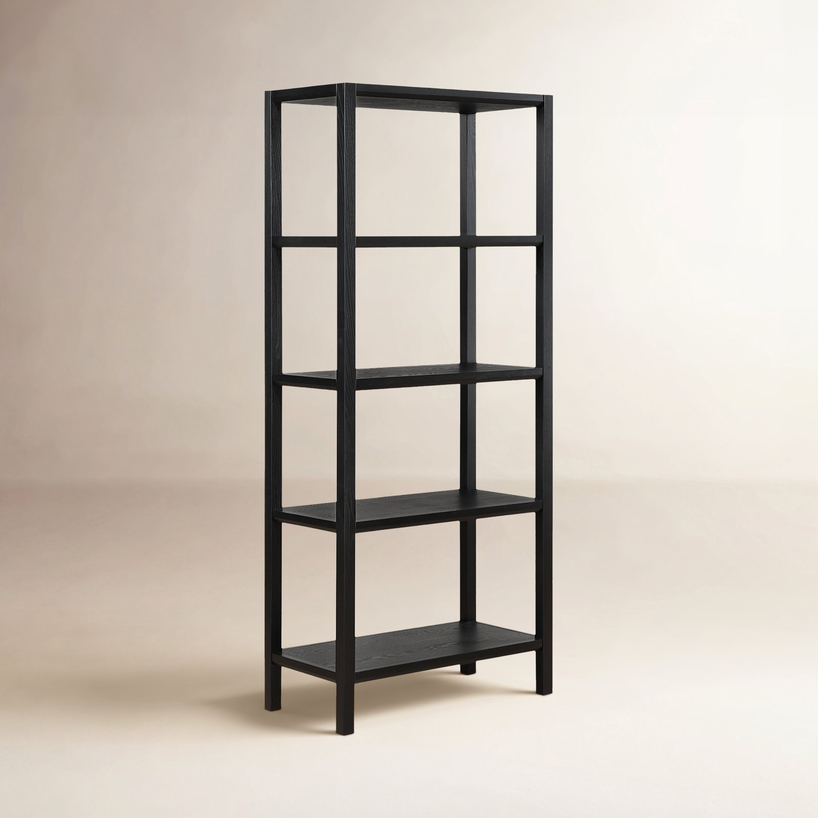 Voss 35" Bookcase, Black