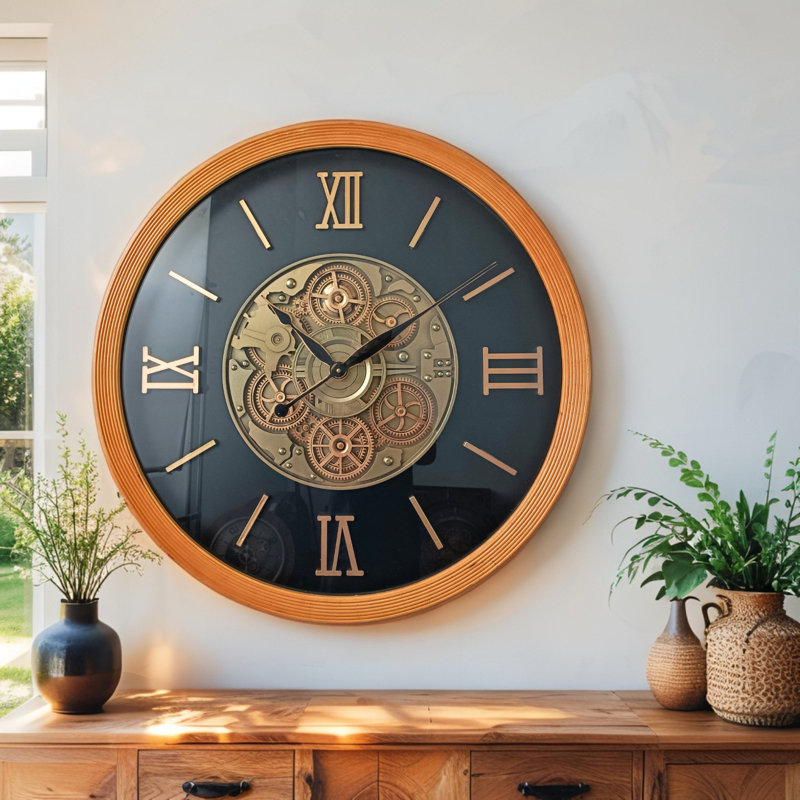 Solid Wood Wall Clock