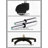 Cat Scratch Leather Metal Multi-Function Office Chair