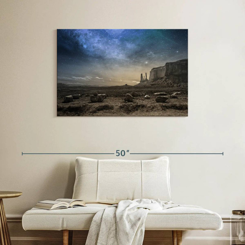 Alvord Simple Night Sky, 26" H x 39" W