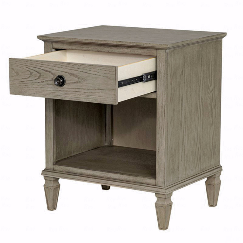 Table de chevet Victoria, Gris