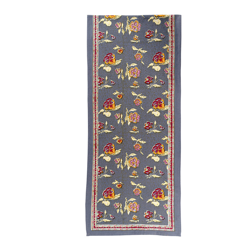 Andice Table Runner, 90" W x 16" L, Grey