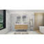 Ensemble de meuble-lavabo double mural 60 po Hartt-1396514904