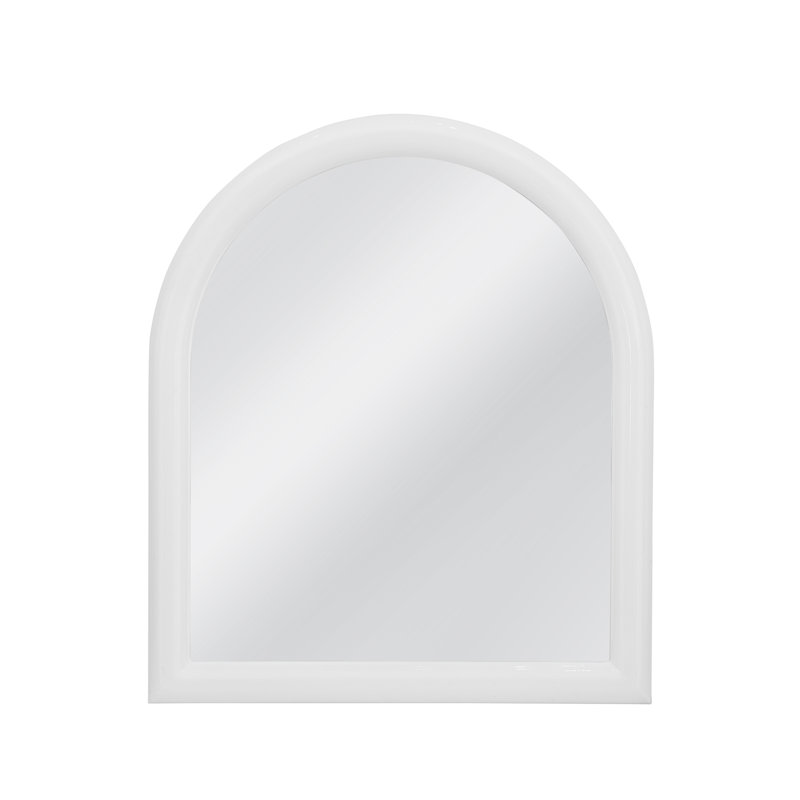 Miroir mural blanc Vegca, Glossy White