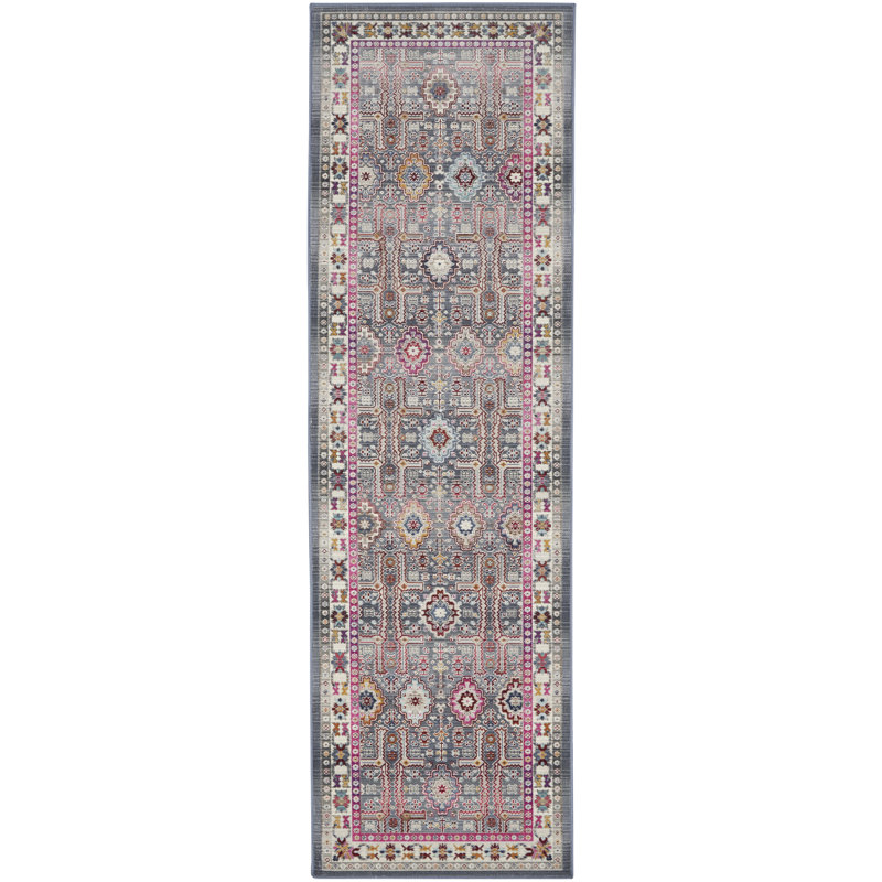 Oldham Ikat Area Rug, Runner 0.61 x 1.73cm