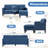 Atiye 74'' Upholstered Convertible Sofa-1420934766