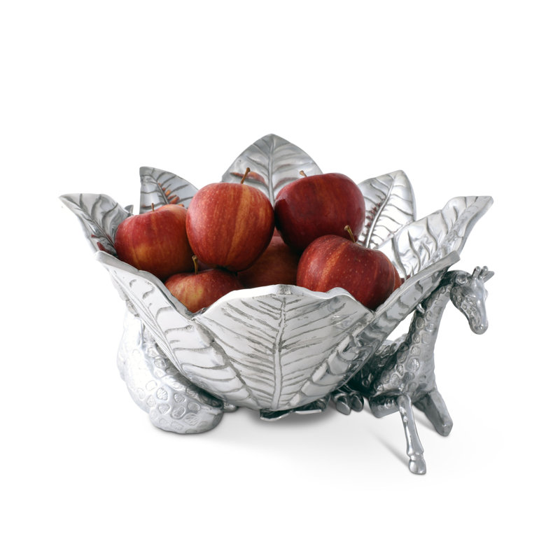 Safari Aluminum Giraffe Leaf Ice Bucket