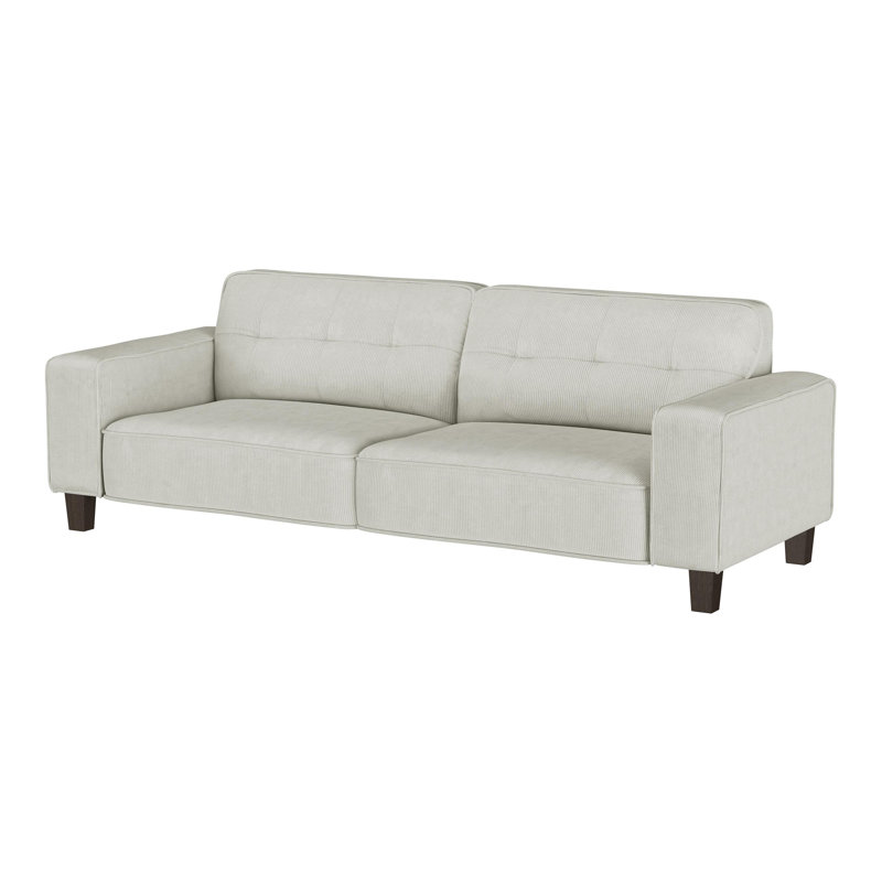 Canapé rembourré capitonné, Beige