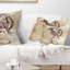  Coussin lombaire abstrait