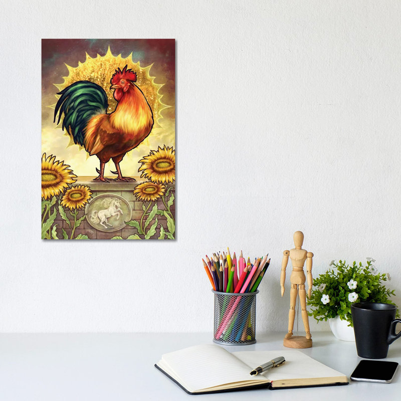 Tarot The Sun by Selina Fenech - Gallery-Wrapped Canvas Giclée on Canvas, 20.32 cm H x 30.48 cm W, No Frame